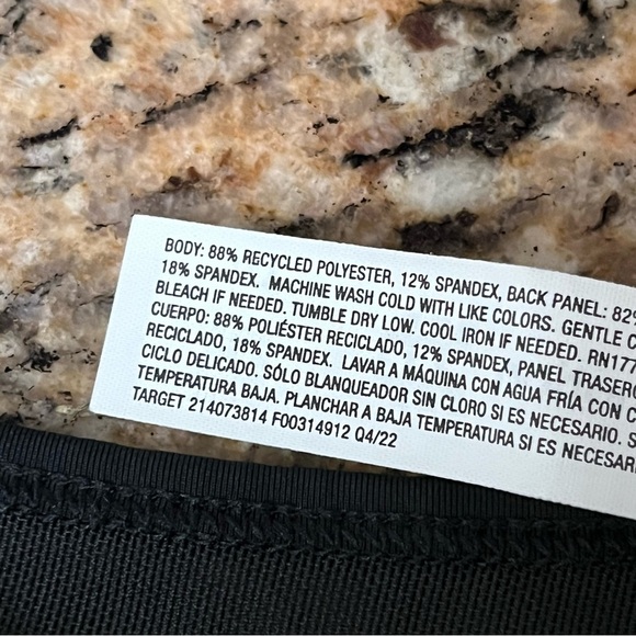 All In Motion Black Athletic Tank Top XXL Workout Activewear Goth Grunge Boho - Picture 7 of 10